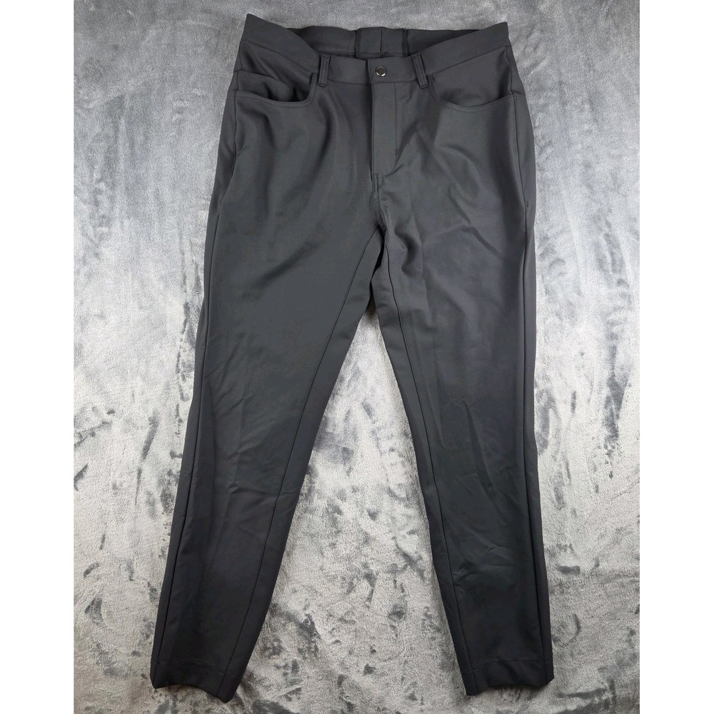 State & Liberty Athletic Fit Navy 5 Pocket Pant Mens 33x30 Performance Tech
